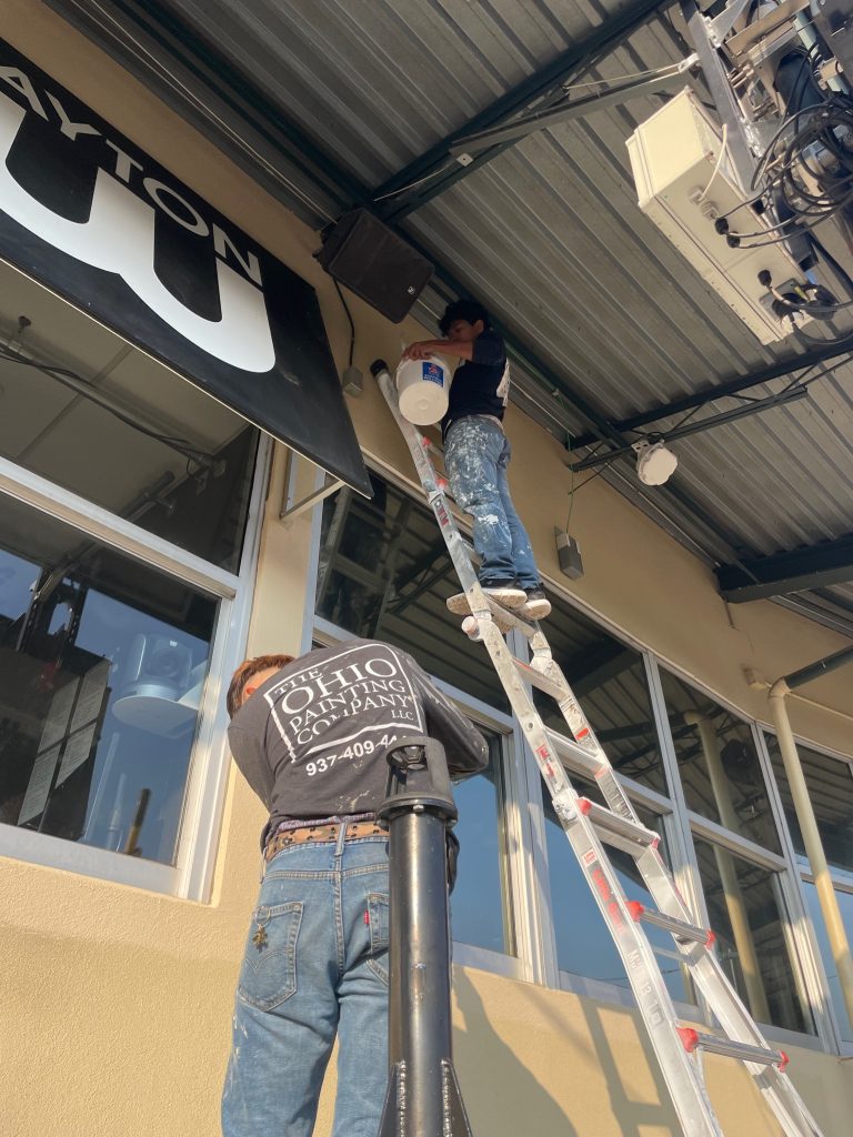 the ohio painting company painting commercial building