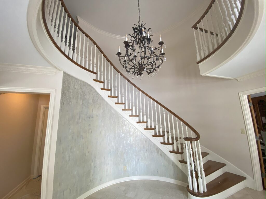 entryway and foyer faux painting